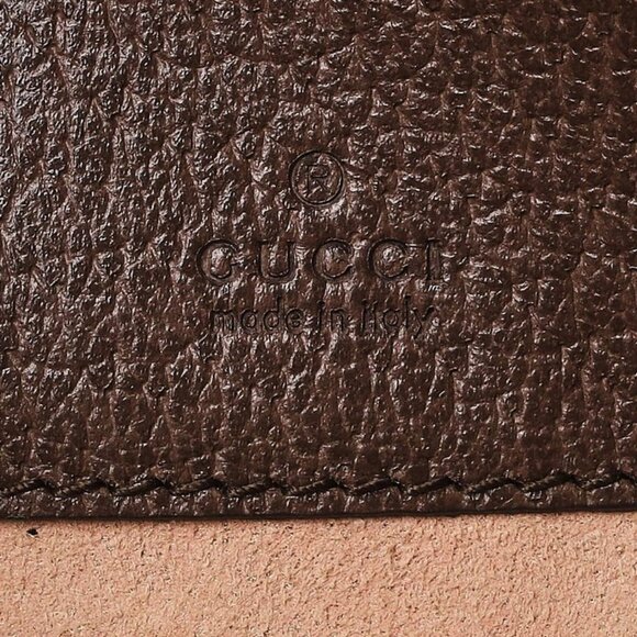 Gucci Beige/Ebony GG Canvas Ophidia Round Mini Backpack Bag - Picture 9 of 11